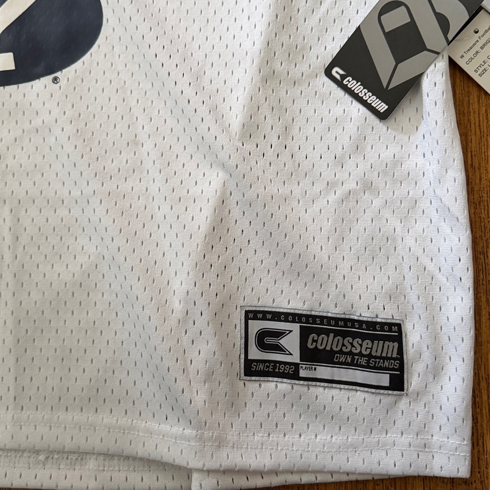 BYU COUGARS Colosseum Jersey WOMEN FOOTBALL UNIFORM SHIRT TREASURE CROPPED CROP - Picture 5 of 8